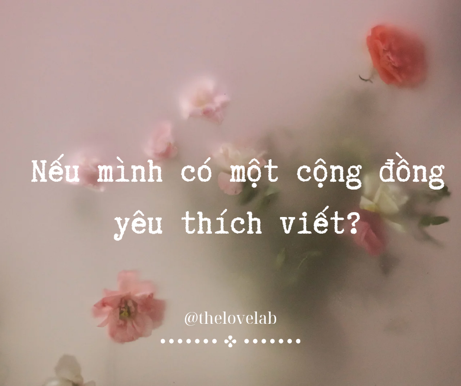 Read more about the article Nếu mình có một cộng đồng yêu thích viết?